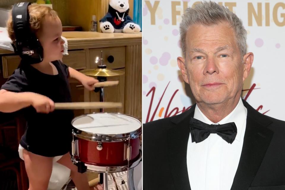 David Foster Says Son Rennie Is 'Finding His Groove' on the Drums