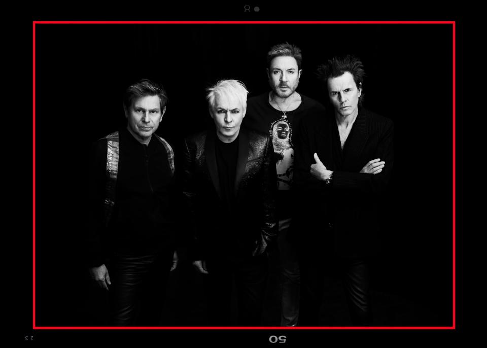 Duran Duran (from left): Roger Taylor, Nick Rhodes, Simon Le Bon and John Taylor, have revisited some classics and covers and recorded new tracks for "Danse Macabre."