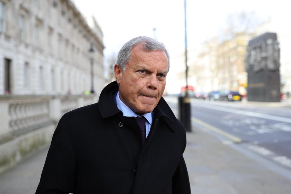 Sir Martin Sorrell's company acquired five marketing agencies last year and has snapped up four more since.Photo: Aaron Chown/PA via Getty