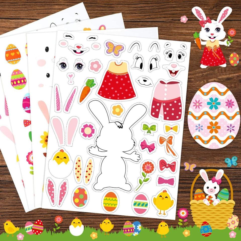 Make-A-Bunny Stickers