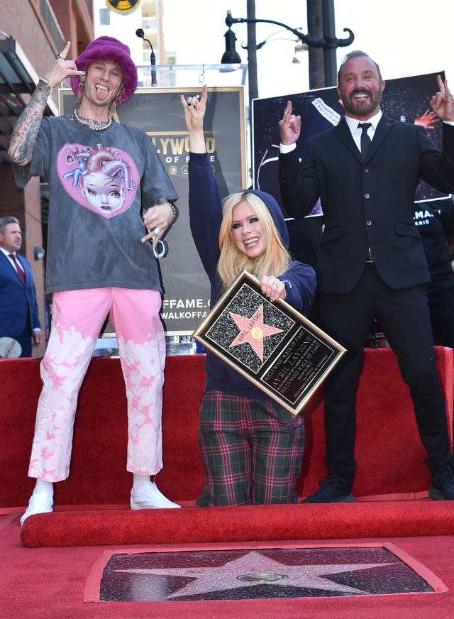 Avril Lavigne Honored With a Star on the Hollywood Walk of Fame