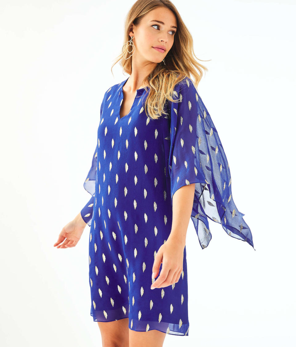 <a href="https://www.lillypulitzer.com/shalynn-silk-caftan/003712.html" target="_blank" rel="noopener noreferrer"><strong>Get the Shalynn silk caftan from Lilly Pulitzer, $258</strong></a>