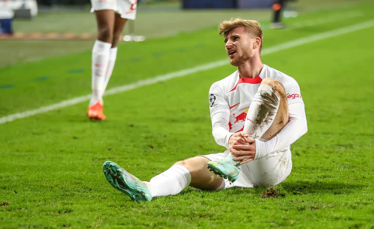 Timo Werner, delantero de Alemania, es la más reciente figura de la que se confirmó su ausencia para el Mundial de Qatar