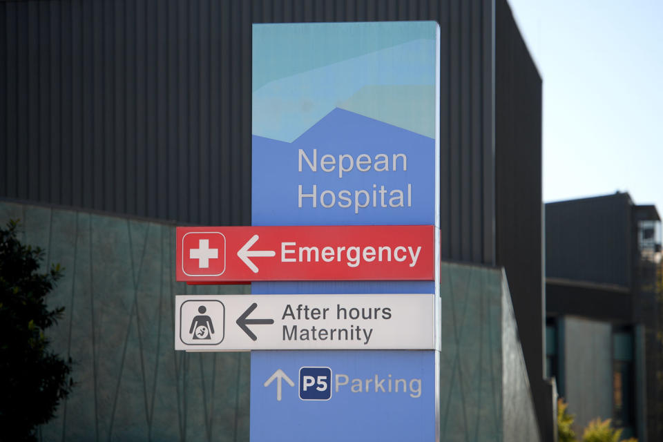 Pictured is  Nepean Hospital 