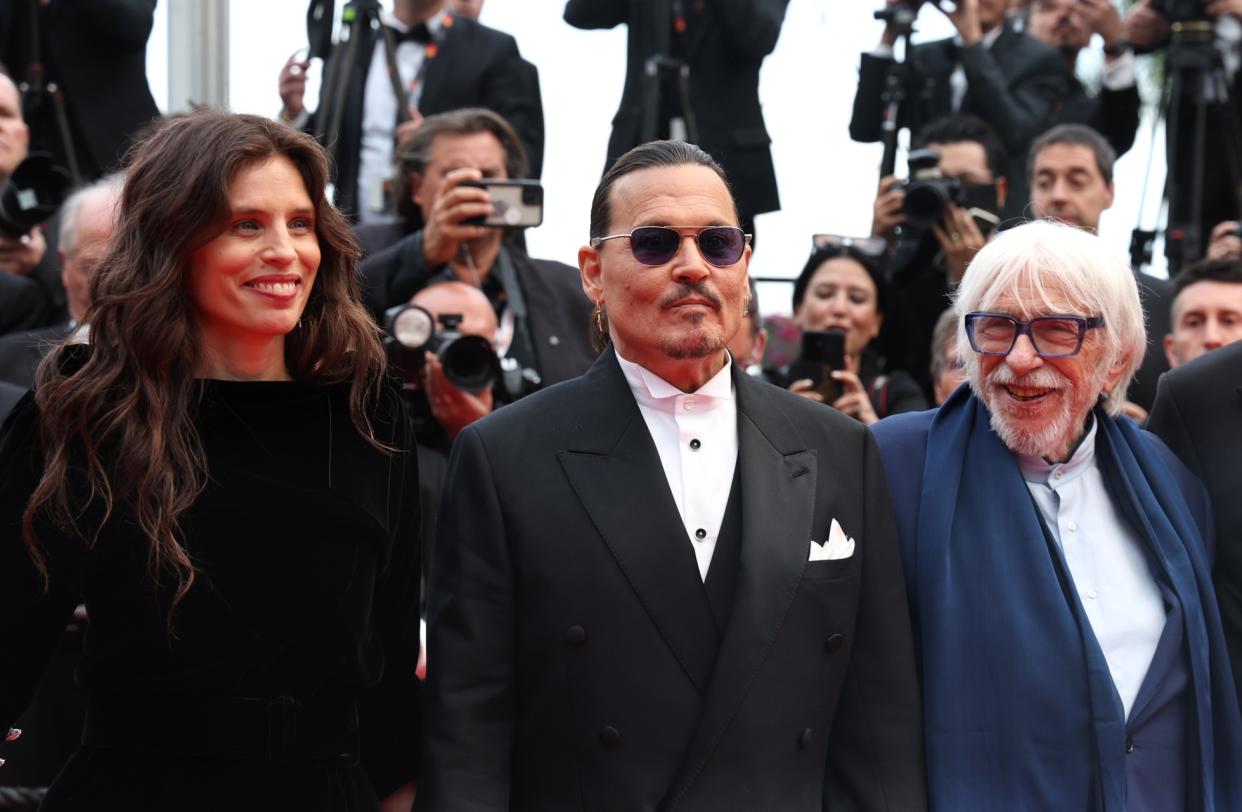 Johnny Depp en la alfombra roja de Cannes