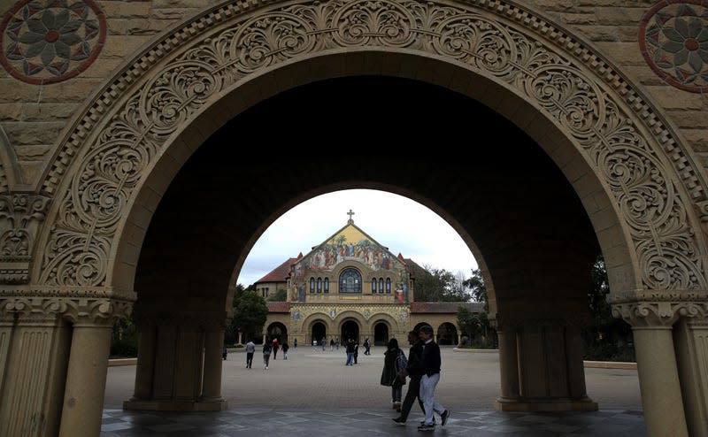 A view of Stanford Memorial Church on Stanford's campus.