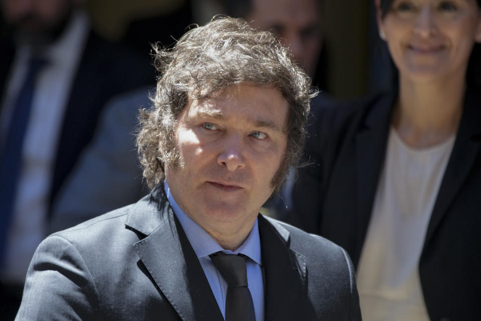 Javier Milei, presidente de Argentina. (AP Foto/Natacha Pisarenko, Archivo)