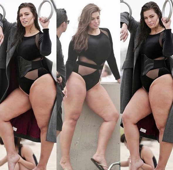 Ashley Graham directs body confidence lingerie shoot