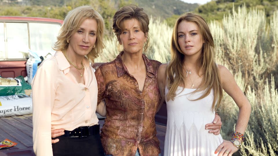 Felicity Huffman, Jane Fonda and Lindsay Lohan in "Georgia Rule." - Moviestore/Shutterstock