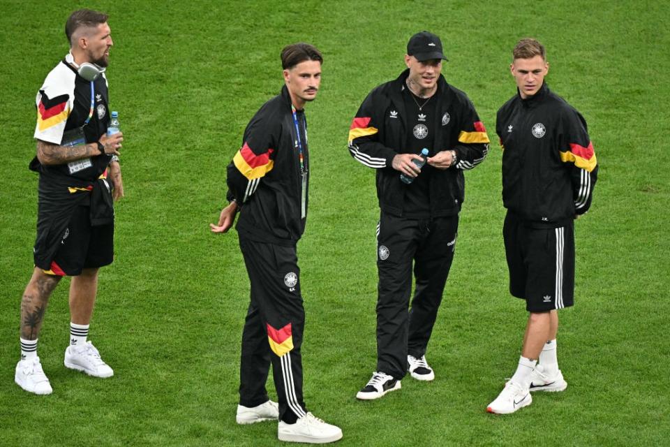 �� 'You're out of your mind': Germany star goes swimming in tracksuit