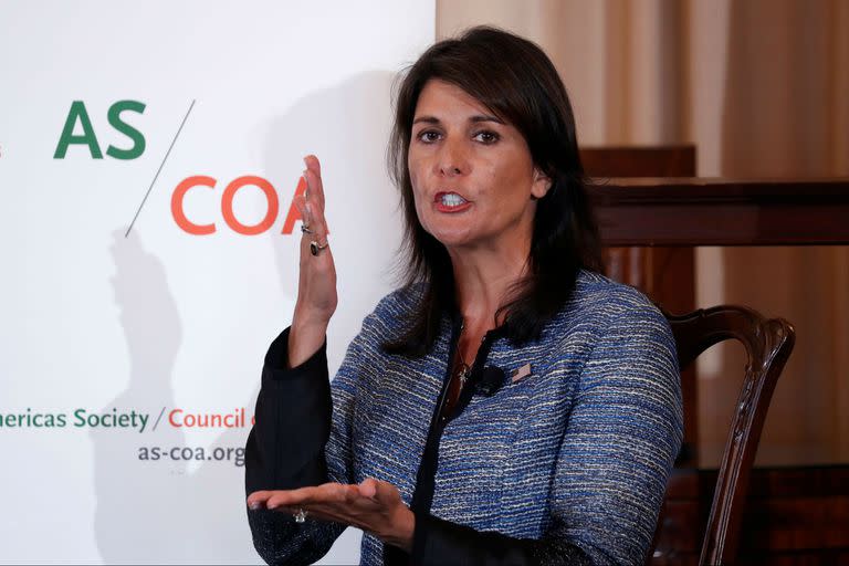 La embajadora de EE.UU. en la ONU, Nikki Haley