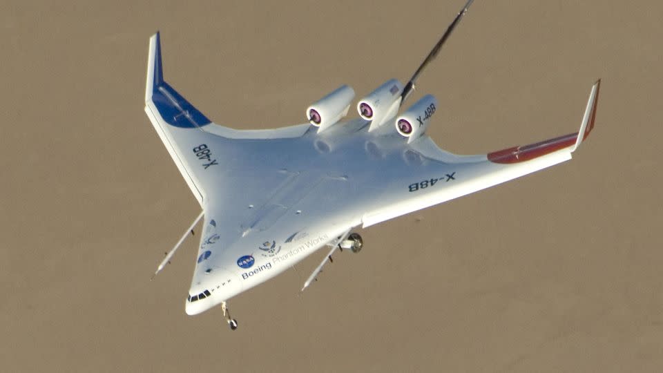 NASA's experimental X-48 plane. - NASA