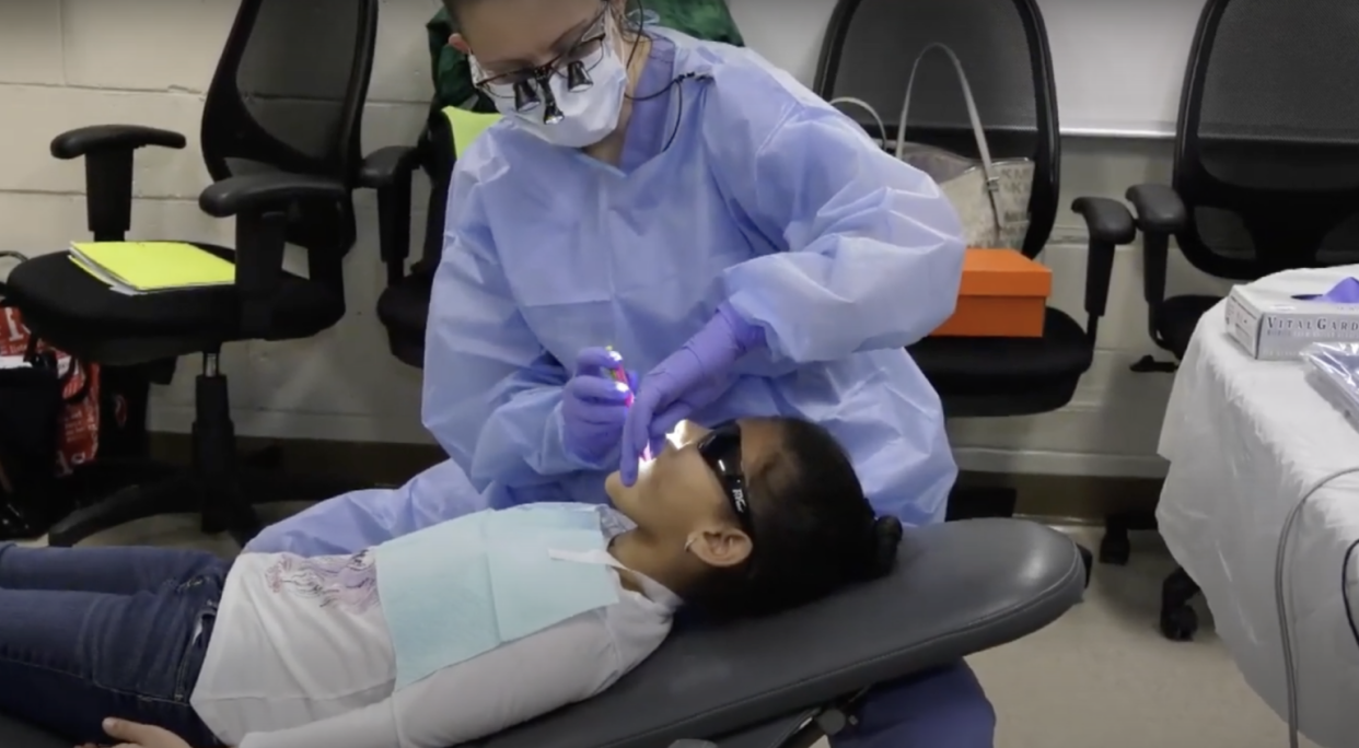 Grant money and local donations allow the Children’s Dental Network in Derry to provide nearly 600 children in greater Derry and Salem with free preventative dental care at school each year.