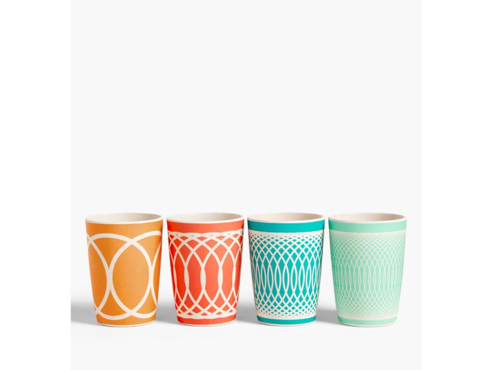 Sip on your prosecco or smoothies in this colourful set of tumblersJohn Lewis and Partners