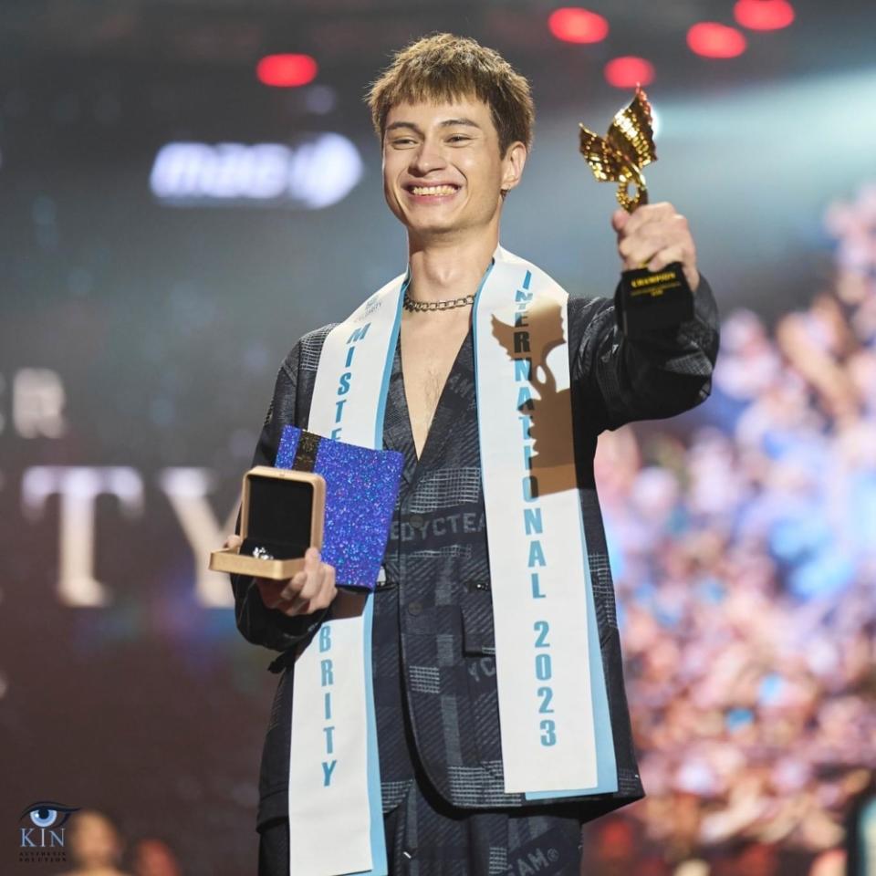 Crowned as Mister Celebrity International was Marco Victor Van Shaik, a model from Taipei.— Picture via Facebook/International Celebrity Pageant Group