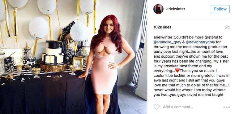 Ariel Winter Isn't Happy About The Definition of Plus-Size Models: Photo  918967, Ariel Winter Pictures