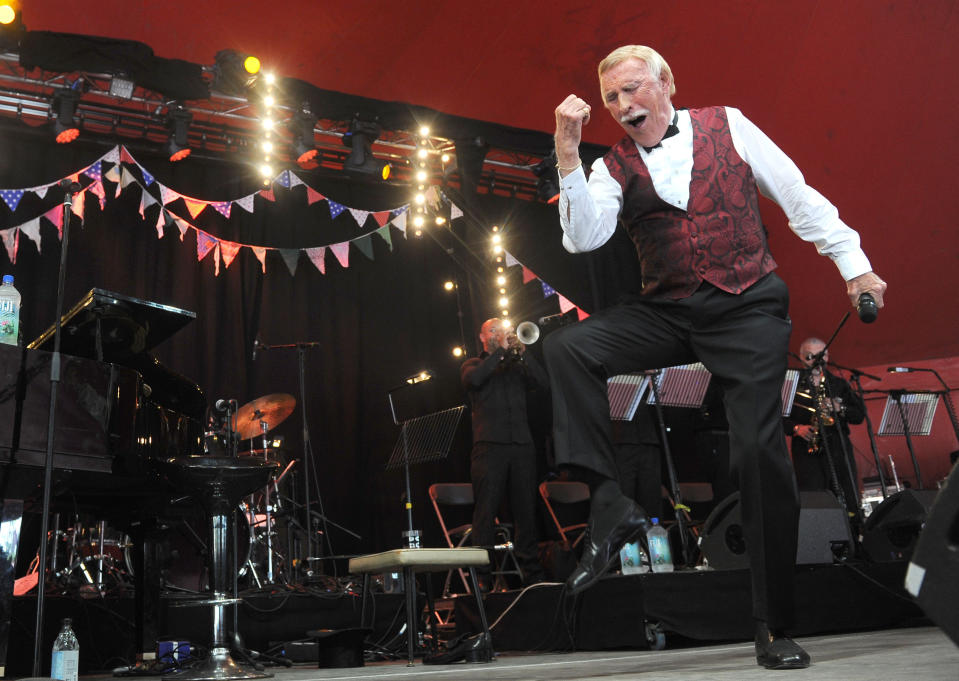 <p>Sir Bruce performing on the Avalon stage at Glastonbury 2013. (PA) </p>