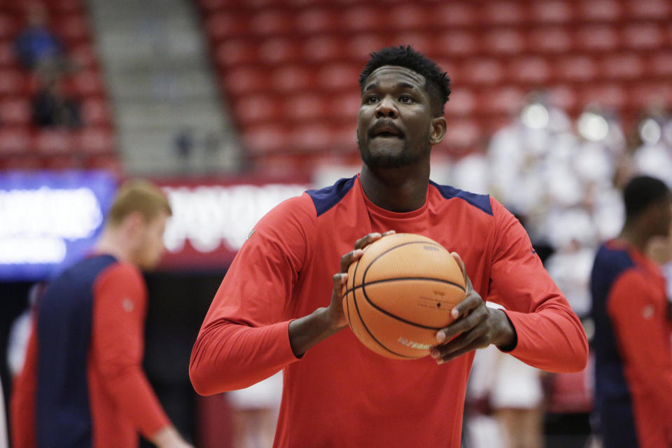 Ayton, 19, displays a soft shooting touch and should eventually develop into an NBA 3-point shooter. (AP)