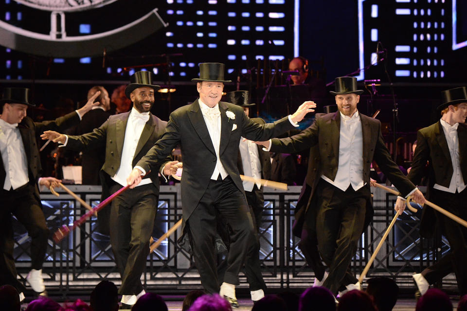 NEW YORK, NY - JUNE 11:  Kevin Spacey  performs onstage during the 2017 Tony Awards at Radio City Music Hall on June 11, 2017 in New York City.  (Photo by Kevin Mazur/Getty Images for Tony Awards Productions)