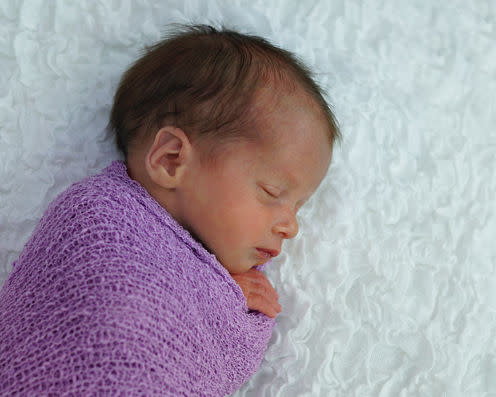   <span class="attribution"><a class="link " href="https://www.shutterstock.com/image-photo/newborn-premature-baby-swaddles-purple-wrap-580721896" rel="nofollow noopener" target="_blank" data-ylk="slk:Shutterstock;elm:context_link;itc:0;sec:content-canvas">Shutterstock</a></span>