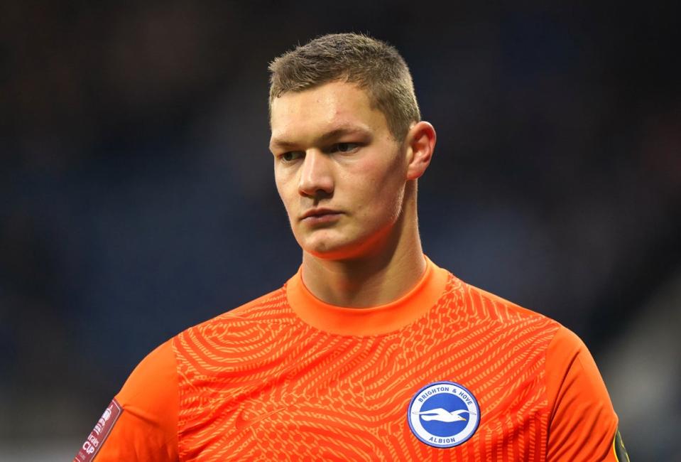 Kjell Scherpen made his Brighton debut in last season’s FA Cup third-round win at West Brom (Tim Goode/PA) (PA Archive)