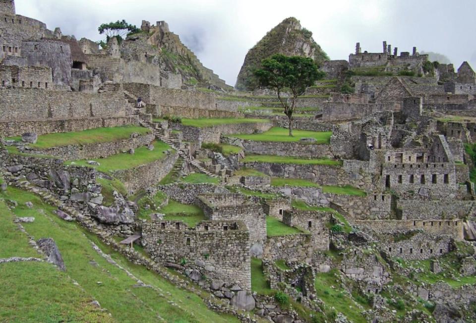 Machu Picchu ruins. The complex architecture of this site makes for a very interesting discussion.
