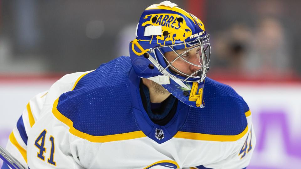 At age 41, Craig Anderson is defying Father Time with a solid season for the Buffalo Sabres. But how does he stack up with other goalies that starred over the age of 40 in NHL history? (Getty Images)