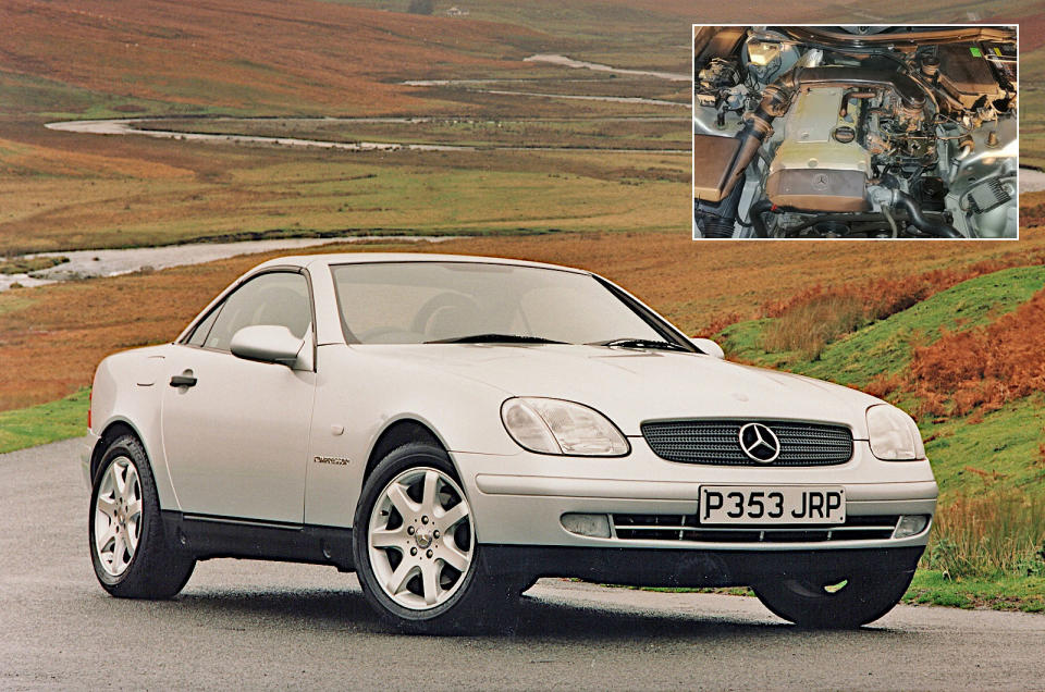 <p>Not greatly celebrated even when it was in production (because, to be fair, it didn’t need to be), the M111 was the ‘bread and butter’ Mercedes four-cylinder petrol engine for most of the 1990s and into the early 21st century. Measuring anything from <strong>1.8</strong> to <strong>2.3 litres</strong>, it was used in most Mercedes models from the C-Class upwards, and also in several South Korean SsangYongs.</p><p>The M111 was at its most interesting when <strong>supercharged</strong>, as it was in cars whose names included the letter K, standing for Kompressor.</p>