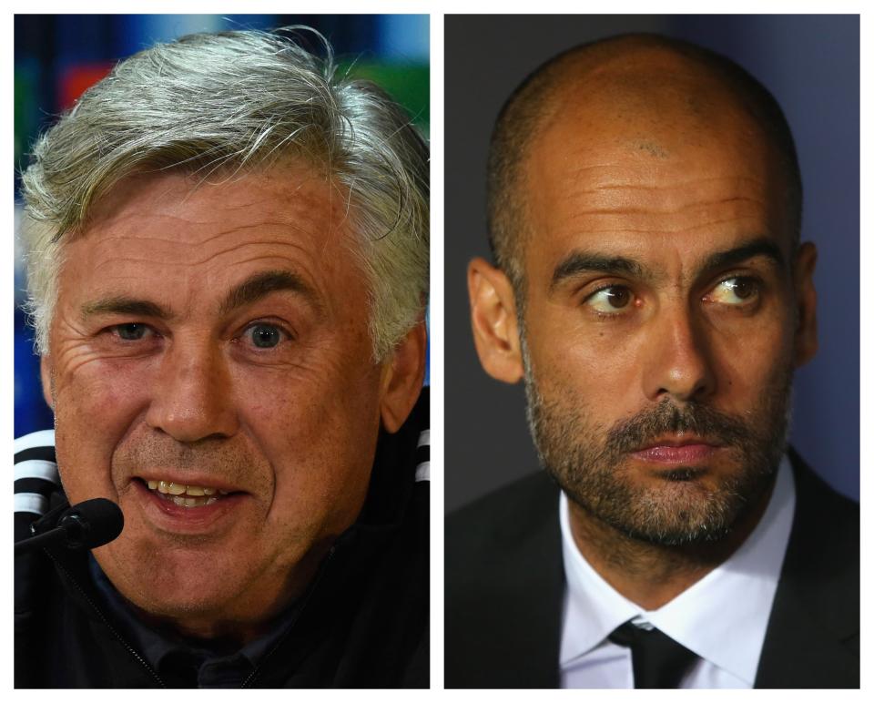 <p>Carlo Ancelotti y Pep Guardiola son los entrenadores que más veces han ganado esta competición: tres. El italiano consiguió las Supercopas de Europa de 2007 y 2009 con el Milan y la de 2014 con el Real Madrid, mientras que el español levantó las de 2009 y 2011 con el Barcelona y la de 2013 con el Bayern de Múnich. (Foto: Reuters / Alexander Hassenstein / Getty Images). </p>