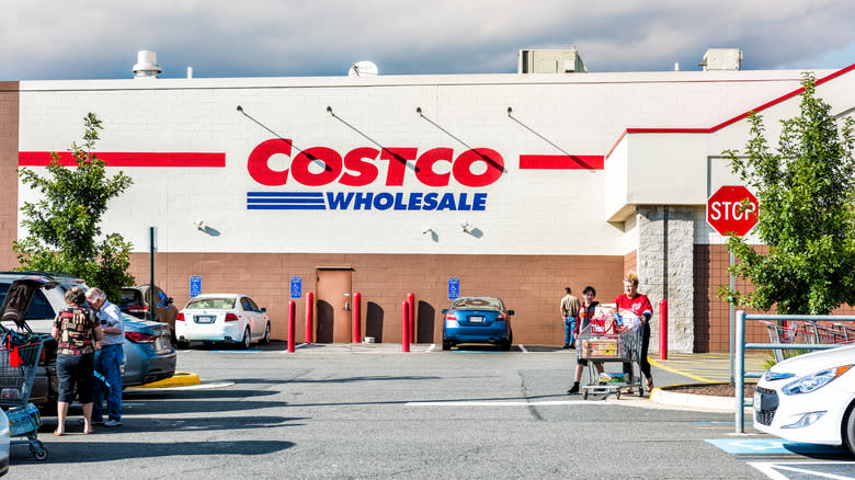 People shopping at Costco