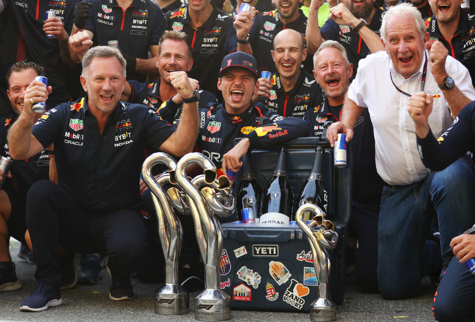 空前！Red Bull車隊在本賽季已取得14場全勝紀錄，Max Verstappen更改寫單季十連勝紀錄。（照片來源：Red bull提供）