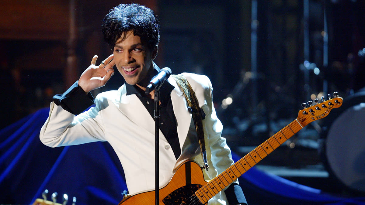  Prince rock & roll hall of fame 2004 