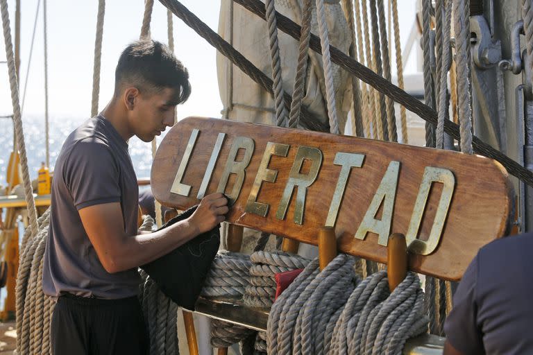 Viaje en la Fragata Libertad hasta Mar del Plata