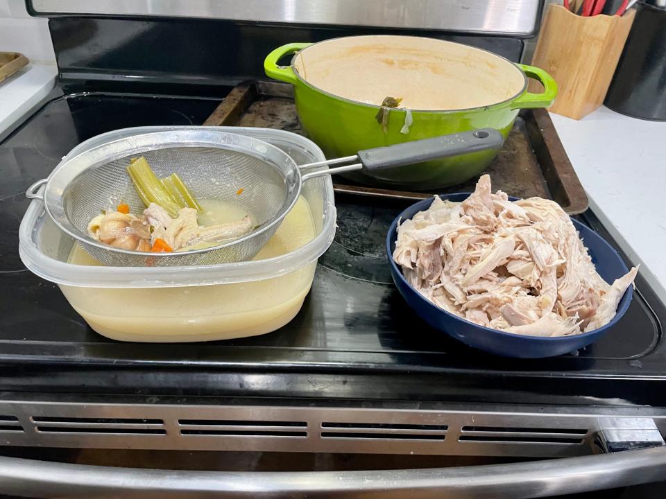Rachael Ray's chicken noodle soup recipe
