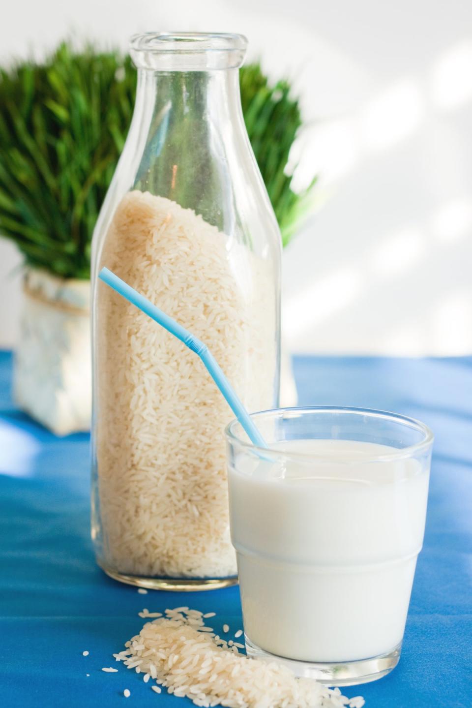 Rice milk is a good alternative for those with nut or soya allergies (Getty/iStock)