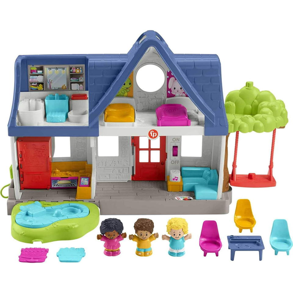 <p><a href="https://go.redirectingat.com?id=74968X1596630&url=https%3A%2F%2Fwww.walmart.com%2Fip%2FFisher-Price-Little-People-Friends-Together-Play-House-Electronic-Playset-with-Smart-Stages-Learning-Content-for-Toddlers-and-Preschool-Kids%2F776384862&sref=https%3A%2F%2Fwww.bestproducts.com%2Fparenting%2Fg37406841%2Fgifts-for-2-year-olds%2F" rel="nofollow noopener" target="_blank" data-ylk="slk:Shop Now;elm:context_link;itc:0;sec:content-canvas" class="link ">Shop Now</a></p><p>Little People Playhouse</p><p>walmart.com</p><p>$64.60</p>