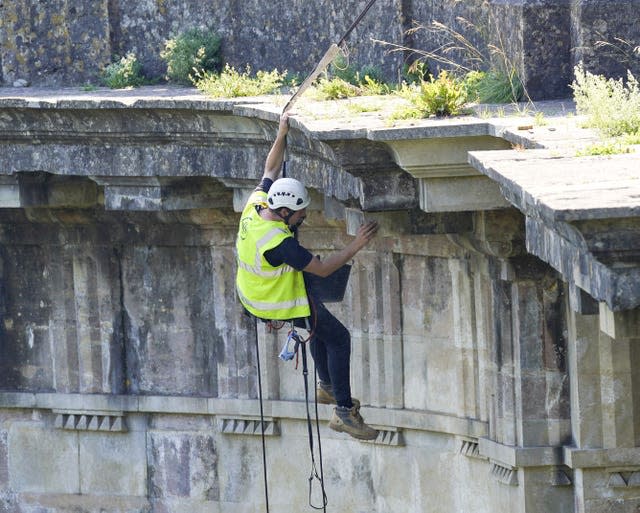 Extensive work was previously carried out but further damage has taken place (Steve Parsons/PA)