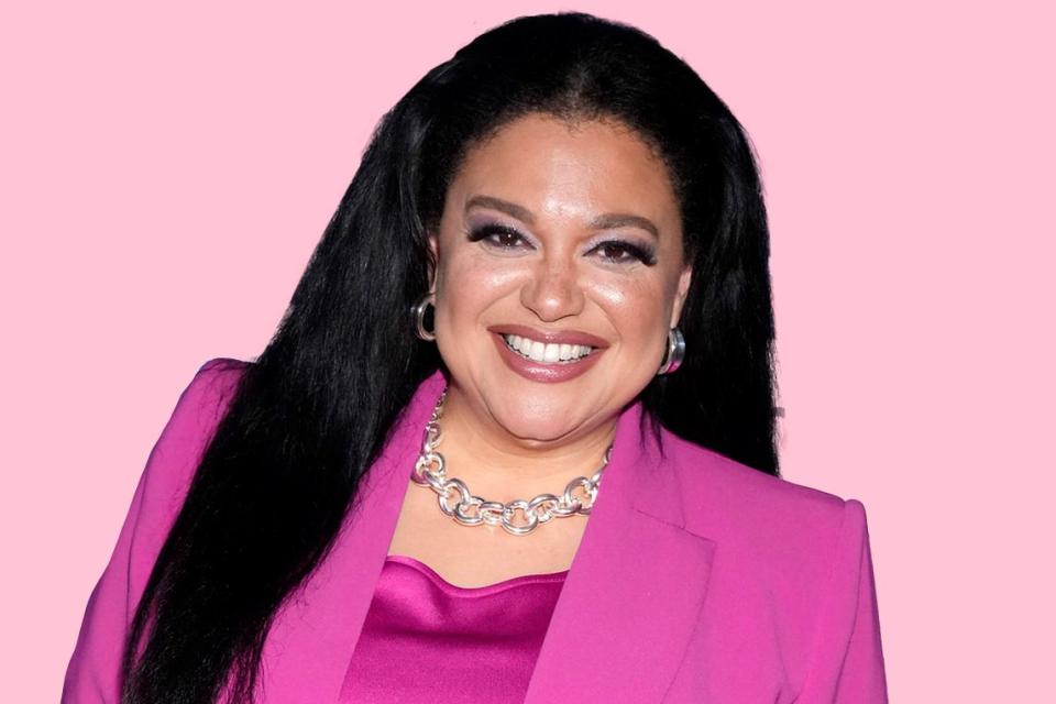 <p>Bravo/Getty Images</p> Photo of Michelle Buteau wearing a pink blazer.