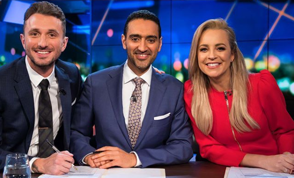 the project Carrie Bickmore and Waleed Aly, with Tommy Little