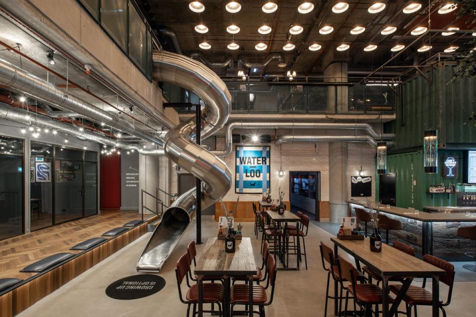 Special brew: The venue will feature a slide from one floor to the next  (BrewDog)