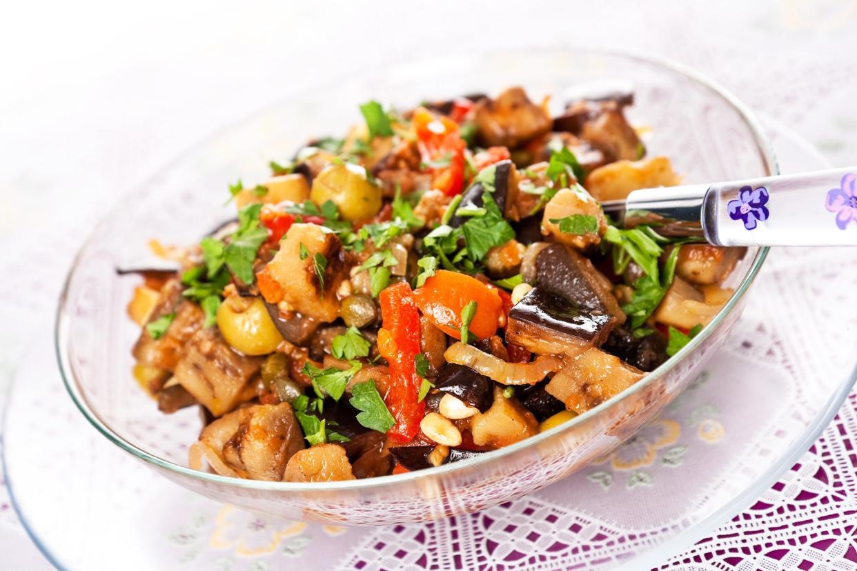 Grilled Eggplant Salad