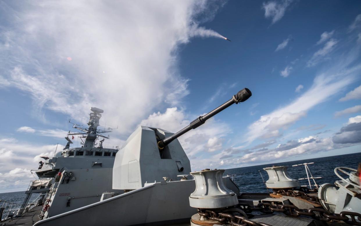 Sea Ceptor, which will be carried by the Royal Navy’s Type 23 frigates, provides a powerful shield against airborne threats, including hostile combat jets, helicopters and other missiles