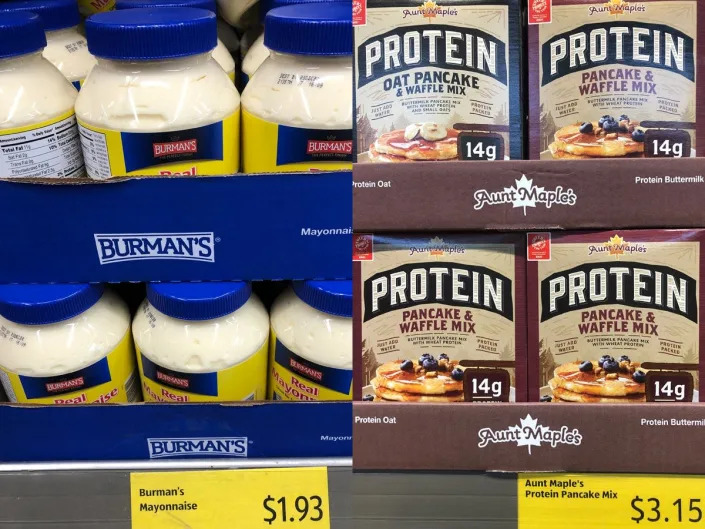 aldi mayo next to aldi protein mix