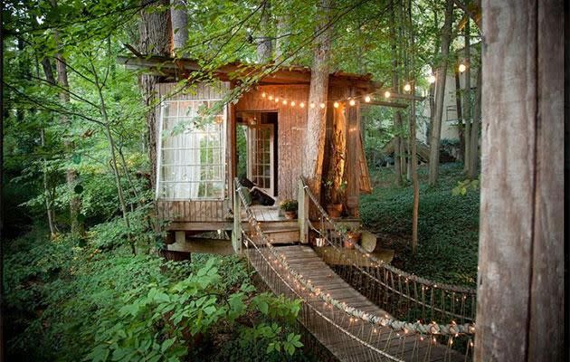 The treehouse is in Atlanta, Georgia. Photo: Airbnb