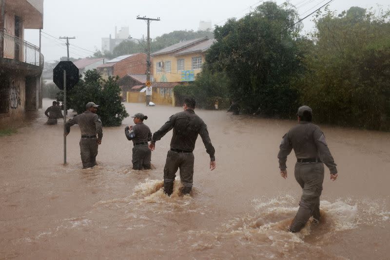 Flooding due to heavy rains in Rio Grande do Sul