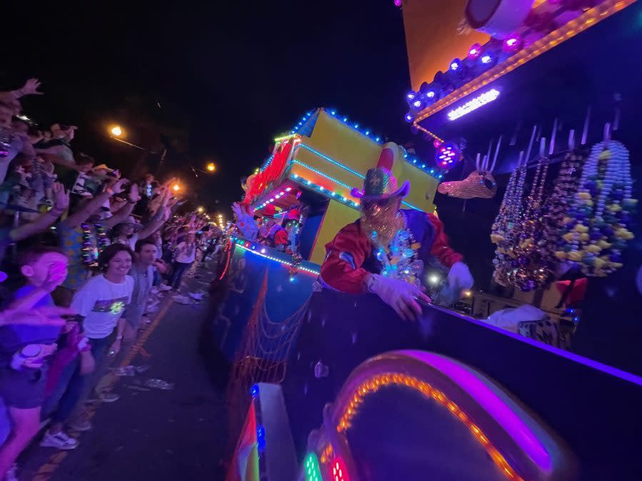 Krewe of Endymion rolls on Saturday, Feb. 10, 2024. (WGNO/Justin Abshire)