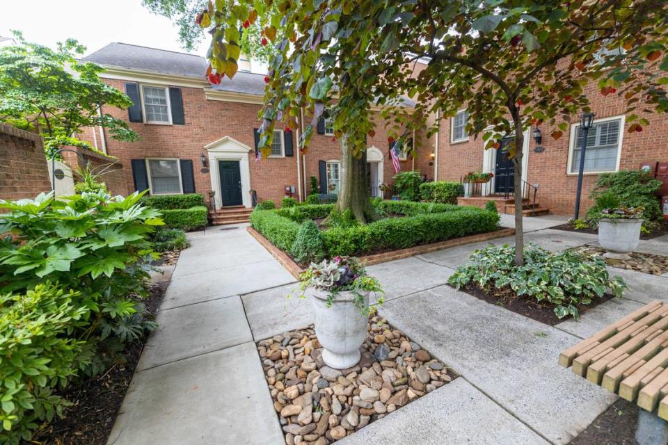 You’ll know this courtyard already if you watched Carrie Mathison or Delilah arrive at their homes in “Homeland” and “Delilah.” Look for their townhomes when you visit Hackberry Court.