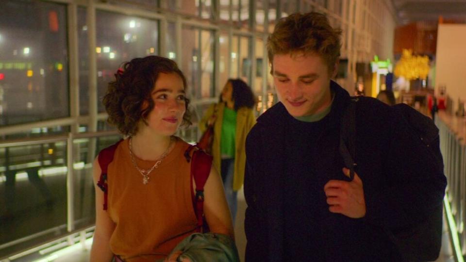 Love at First Sight. Haley Lu Richardson as Hadley Sullivan and Ben Hardy as Oliver Jones in Love at First Sight. Courtesy of Netflix © 2023