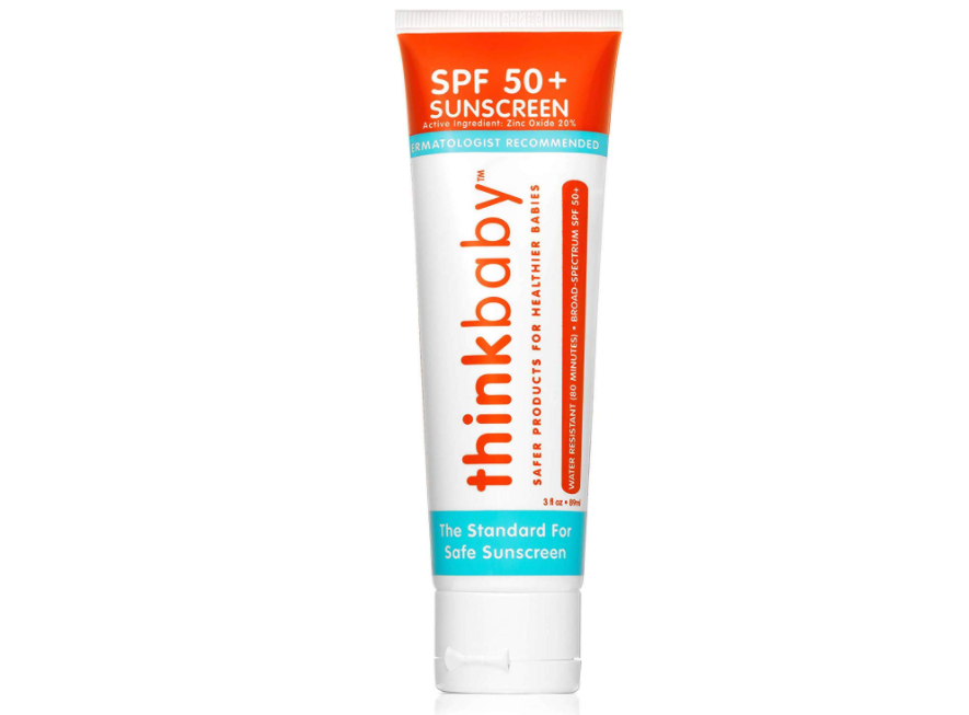 8) Water-Resistant Sunscreen SPF 50+