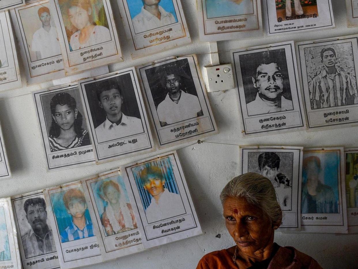 An Office on Missing Persons set up in 2015 has been investigating 23,586 cases, including those of 5,000 security forces: ISHARA S. KODIKARA/AFP via Getty Images